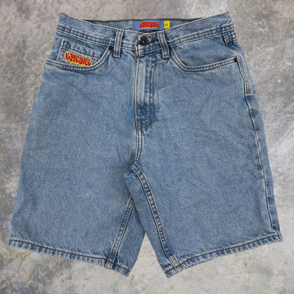 Empyre Denim Baggy Shorts Jeans Men's Size 28 Blue Y2K 90s Skater Grunge Adult